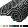 thumbnail image 1 of Subrtex Chenille Microfiber Non Slip Absorbent Soft and Thick Washable Dry Fast Noodle Bath Mat, 1 of 6