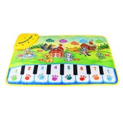 37x60cm Baby Musical Carpet Children Play Mat Baby Piano Music Gift Baby Educational Mat