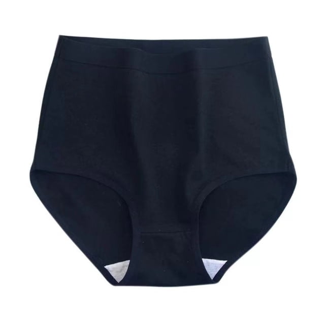 m-3xl 6 colores de gran tamaño de algodón puro de las mujeres bragas de cintura alta antibacteriana transpirable bragas de las mujerespangjing