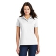 thumbnail image 1 of Polo de piqué de mezcla de policarbón para mujer Port Authority®. L497 Blanco L Autoridad Portuaria L497, 1 of 1
