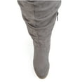 thumbnail image 5 of Journee Womens Kaison Wide Width Wide Calf Stacked Heel Over The Knee Boots, 5 of 10