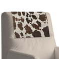 thumbnail image 7 of TSOVTHRID Cow Vintage Print Non Slip Headrest Cover for Furniture Slipcovers, PU Headrest Protector for Recline Chair, Waterproof Theater Seat Cover for Home 17x27 in, 1 Piece, 7 of 7