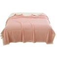 thumbnail image 2 of Blankets Throws Polyester Fiber Summer Blanket Summer Solid Color Ice Silked Touch Thin Quilt Air Conditioning Quilt Soft And Breathable Washable Summer Cool Quilt, 2 of 6