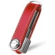 thumbnail image 1 of Llavero de cuero (fr) Llavero de hombre (fr) Llavero desmontable (fr) Llavero de bolsillo inteligente, caja de regalo de moda, rojo, 1 of 5