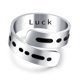 thumbnail image 5 of 1 Anillo de código Morse con personalidad, anillo geométrico Simple y versátil, joyería de moda, 5 of 5