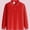 Red, variant on Polo Shirt Girls Preppy Long Sleeve School Uniform T Shirt Fashion Lapel Top (Fluorescent Green, 11-12 Years)