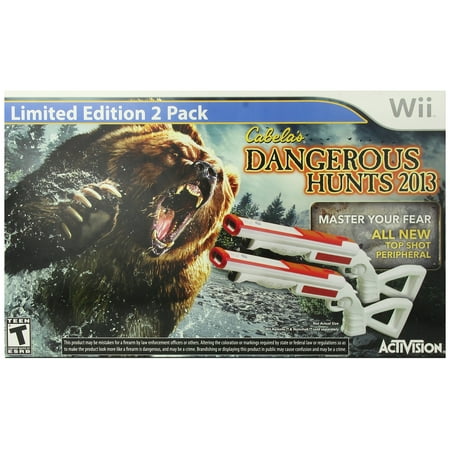 Cabelas Dangerous Hunts 2013 with Double Gun - Nintendo Wii