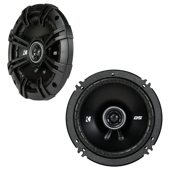 Kicker 43DSC6504 DS Series 6.5-Inch 100W 4 Ohm Coaxial Car Audio Speakers DSC65 - Factory Certified