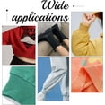 thumbnail image 6 of Knit Sleeve Cotton Fiber Ribbing Fabric 19.69x49.21x0.04 Inch Seamless Rib Cuffs Tubular Rib Cuffing for Cuffs Waistbands Neckline Collar Trim Jacket Sweatshirt Sewing Black, 6 of 9