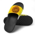 thumbnail image 4 of GZHJMY Stylish Slides for Women Men, Sunflower Soft Flexible Slip-on Sandals Slippers, 4 of 7