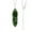 Green G, variant on PPgejGEK Chakra Crystal Pendant Necklace Hexagonal Pointed Natural Quartz Stone 4.1x1cm/1.61x0.39in Healing Gemstone with Silver Plated Chain for Protection Luck Wealth