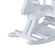 thumbnail image 3 of 1:12 Caballo mecedora de madera blanca Dormitorio Comedor Adornos de simulación, 3 of 4
