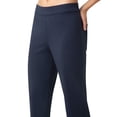 thumbnail image 3 of No nonsense Women's Ponte Straight Leg Leggings Pull-On Pants, Navy, Medium, 3 of 4
