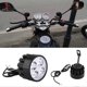 thumbnail image 4 of 1 Pair Universal Motorcycle Headlight LED Driving Fog Spot Head Light Spotlight Lamp, 4 of 4