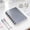Gray, variant on Aufmer Solid Tone Buckle Bound Notebook Portable Daily Record Book Practical Writing Notepad fit business meeting study note and office daily record keeping
