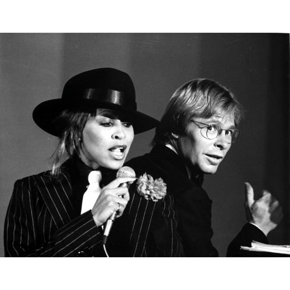 John Denver and Tina Turner performing Photo Print (8 x 10)