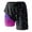 Black, variant on Outdooer Shorts for Women Fashionable Double Layer Inner Pockets Plus Size Shorts for Women,Black,4XL