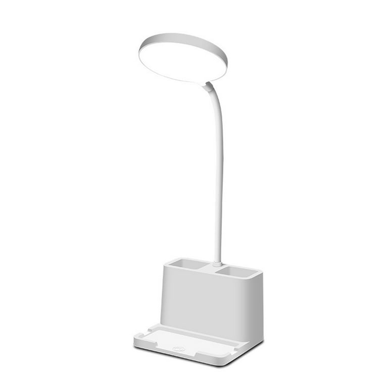 Leyeet LED Desk Lamp, Night Light with Pen & Phone Holder, 3 Color Modes  Rechargeable Light, Adjustable Flexible Gooseneck, Portable Desk Lamp for  Home, Office, Dorm 