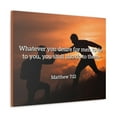 thumbnail image 2 of Scripture Walls  You Shall Matthew 7:12 Bible Verse Canvas Christian Wall Art Ready to Hang Unframed, 2 of 17