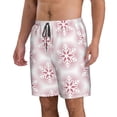 thumbnail image 2 of Pofeuu Christmas Snowflakes Prin Men's Swim Trunks Quick Dry Bathing Suit Swimming Board Shorts Mesh Lining Beach Swimwear-3X-Large, 2 of 6