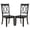 Brown, variant on Home Furniture Dining Room Side Chair, Black, set of 2