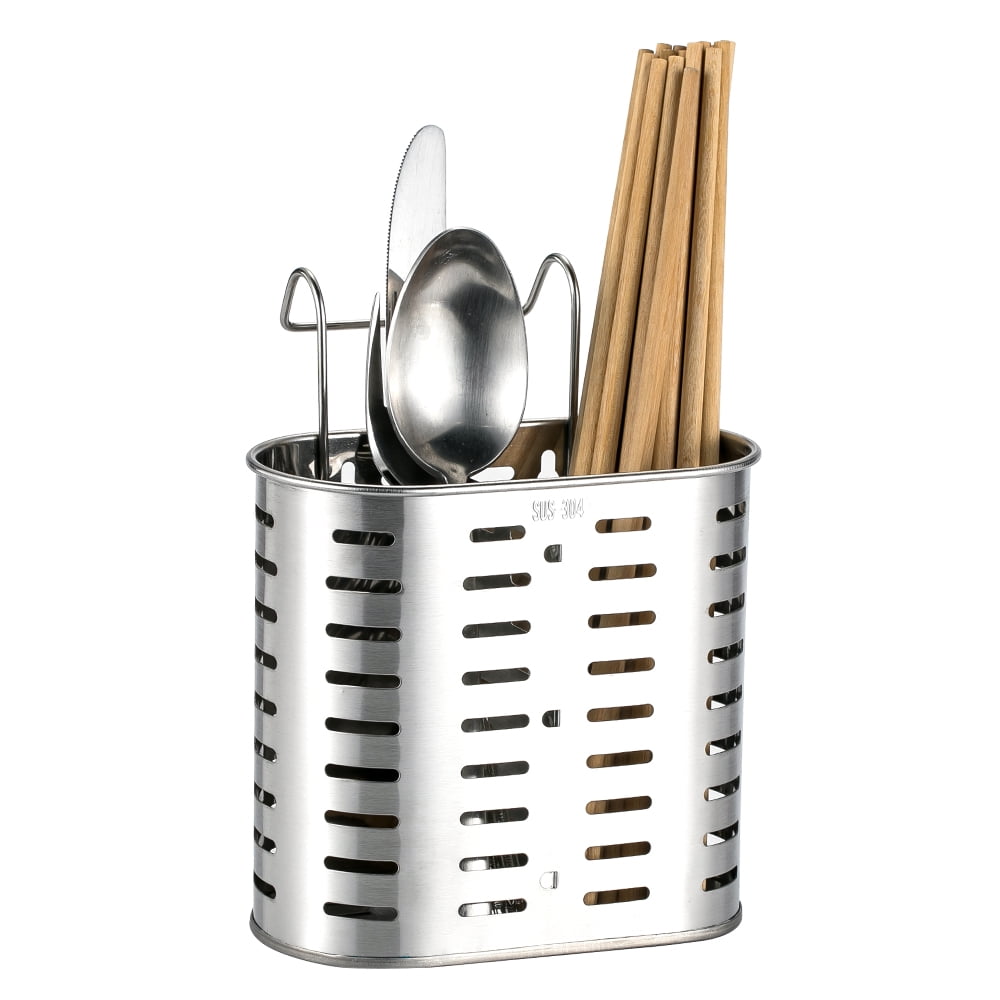 Home Stainless Steel Flatware & Silverware Holder Kitchen Utensils