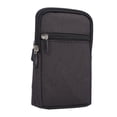 thumbnail image 1 of Qarigey Riñonera ajustable y duradera para almacenamiento de manos libres, funda para teléfono móvil, riñonera para hombre, riñonera para riñoneras negro, 1 of 6