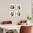 thumbnail image 5 of Tropical Fruit Canvas Wall Art for Kitchen Dining Room Wall Decor 4 Piece, Boho Retro Watercolor Grape Print Pictures Artwork 12x12", Colorful Farmhouse Food Posters Art for Restaurant Home Decoration, 5 of 6