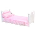 thumbnail image 3 of Sophia's 3-Piece Eyelet Bedding with Comforter, Mattress Pad and Pillow Set for 18" Dolls, Light Pink, 3 of 4