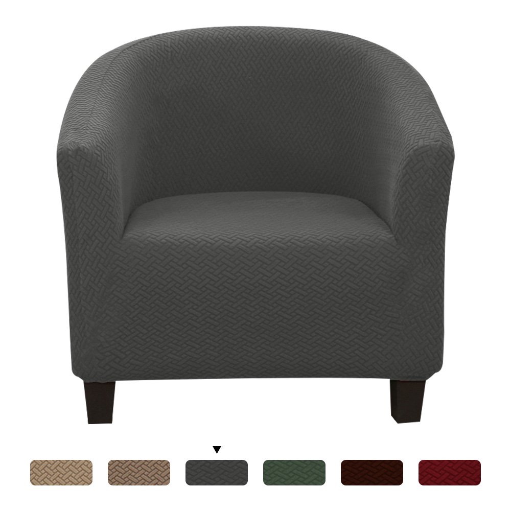Willstar Tub Chair Covers for Armchairs,Fabric Armchair Covers Stretch Tub Chair Slipcover 