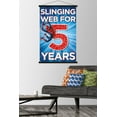 thumbnail image 2 of Marvel Spider-Man - Happy 5th Birthday Wall Poster with Magnetic Frame, 22.375" x 34", 2 of 6