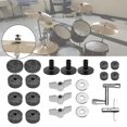 thumbnail image 3 of 23pcs/set Cymbal Felt Pad Anti-scratch Improve Sound Compact Cymbal Stand Felts Drum Washers Sleeves Set Replacement Accessories, 3 of 5