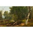 thumbnail image 3 of Asher Brown Durand 18x13 Black Modern Framed Museum Art Print Titled - Forest Scene in the Catskills (Between 1855 and 1860), 3 of 5