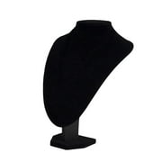 Simple Velvet Necklace Display Bust Stand , Jewelry Display, Premium - 22x16x13cm