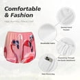 thumbnail image 4 of Balery Cool Flamingos Sunglasses Scene Pantalones cortos deportivos para mujer con forro y dos bolsillos, elásticos, para entrenamiento, gimnasio, yoga-Medium, 4 of 7