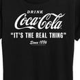 thumbnail image 3 of Coca-Cola - It's the Real Thing - Women's Short Sleeve Graphic T-Shirt, 3 of 5