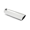 thumbnail image 2 of MBRP Universal Tip 4in OD 2.5in Inlet 16in L Angled Cut Rolled End Clampless No-Weld T304, 2 of 3