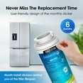 thumbnail image 6 of Waterdrop Advanced Refrigerator Water Filters for Amana, Maytag, KitchenAid, Kenmore (2 Count), 6 of 9