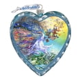 thumbnail image 4 of Butterfly Fairy Heart Glass Ornament Limited Edition by Josephine Wall | Christmas D�cor - 738-409-JW, 4 of 7