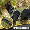 thumbnail image 3 of JOUALY Dog Harness and Leash Set, Adjustable Soft Padded Pet Harness with Handle and 5 Feet Leash,Adjustable Reflective Pet Harness for Small to Large Dogs, Army Green,M, 3 of 6