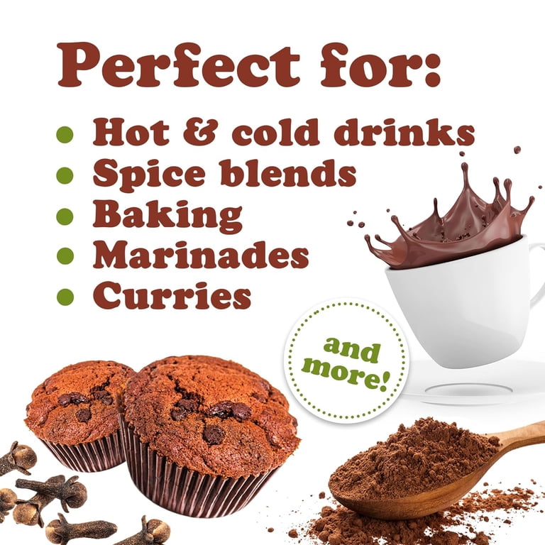Ground Clove Buds Powder - 4 Oz Heat-Sealed Bag By Denver Spice - Pure Spice For Baking & Cooking