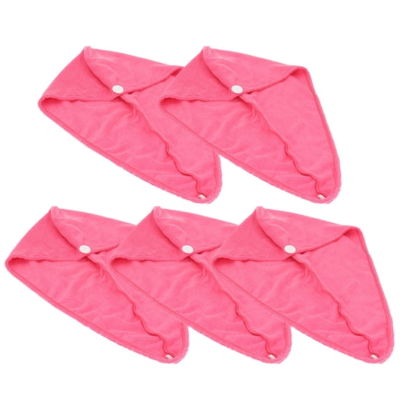 Toalla para el cabello NikouMX microfibra secado rápido 5 uds