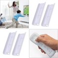 thumbnail image 4 of Create idea 4PCS Battery Back Door Cover Shell Compatible with Nintendo Wii Remote Controller Replacement Plastic Battery Lid White, 4 of 5
