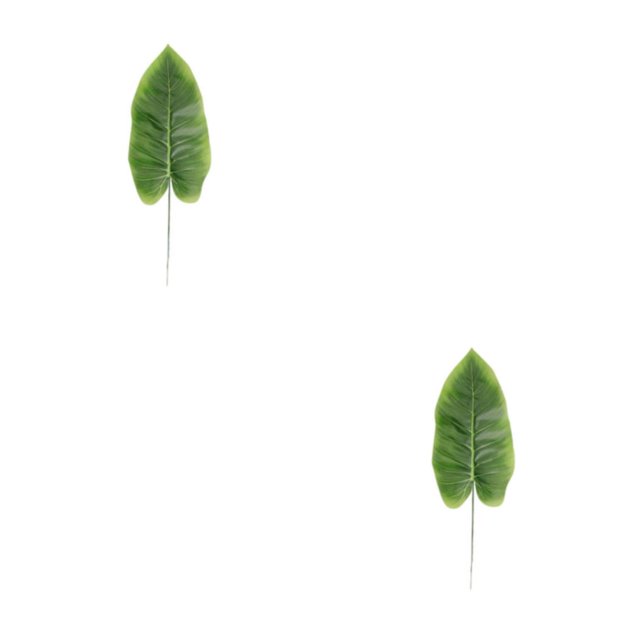 Ounissouiy 20 bolsas de árbol de gato verde transformado con hojas de sandía simuladas realistas-canna indica simulada elegante y duradera Canna Canna indica grande 2Conjunto