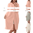 thumbnail image 3 of SAZBJOJN Robes for Women Plus Size Absorbent Towel Hood Nightgown Loose Fit Soft Casual Full Length Loungewear Robe Bedroom Home Must Haves Size 75x100 Pink, 3 of 4