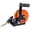 Orange-1200LBS-19.6FT, variant on CQSXDA 1200LBS Hand Winch with 32.8ft Steel Cable, Two-Way Ratchet & Galvanized Shell for Trailer, Boat, ATV