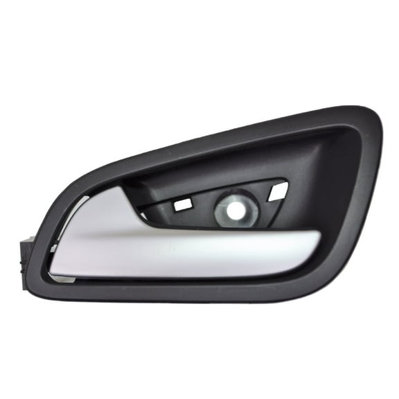 PT Auto Warehouse FO-2348RA-RL - Interior Inner Inside Door Handle, Silver Lever with Black Housing - Rear Left Driver Side