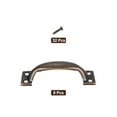 thumbnail image 3 of Uxcell 8Pcs 2.83" Gate Handle with Screw for Kitchen Closet Door, Red Bronze, 3 of 6