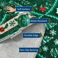 thumbnail image 4 of GlowSol 2'x6' Christmas Runner Rug Indoor Non-Slip Bedsides Runner Rug Soft Xmas Area Rug for Hallway Kitchen Laundry Room, Green, 4 of 7