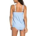 thumbnail image 3 of Avamo Women Backless Two Piece Swimsuit Tummy Control Bathing Suits Sleeveless Padded Seaside, 3 of 3